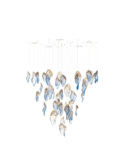Ocean Drift Blown Glass Customize Chandelier