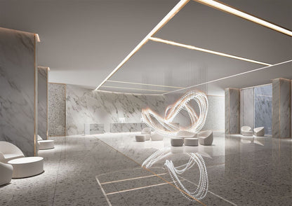 Peaarl Curtain Chandelier