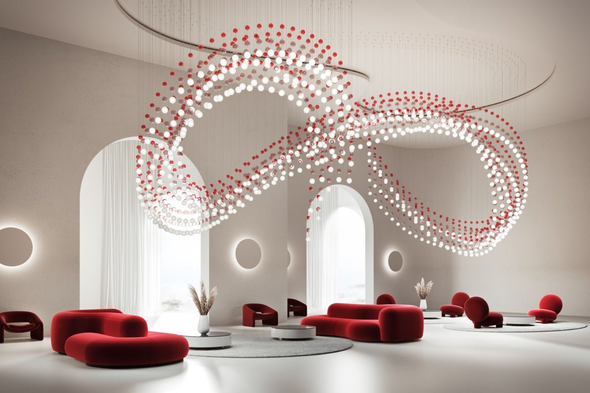 Peaarl Curtain Chandelier