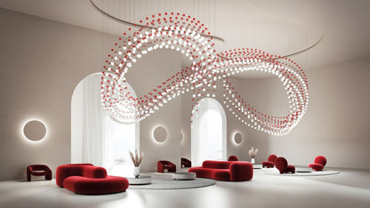 Peaarl Curtain Chandelier