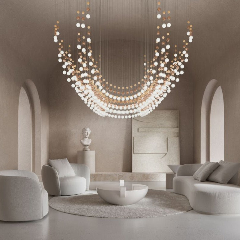 Peaarl Curtain Chandelier