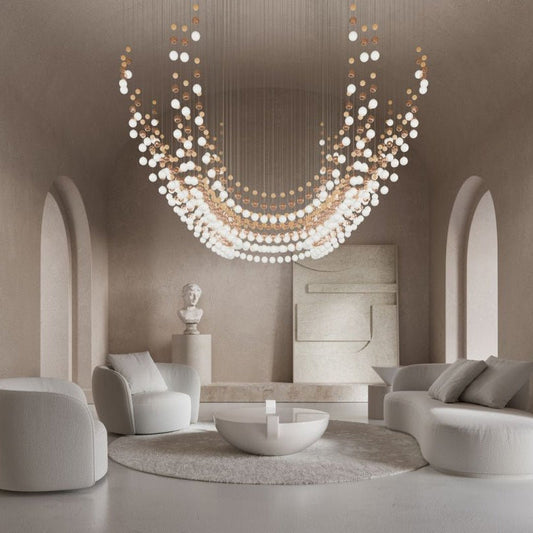 Peaarl Curtain Chandelier