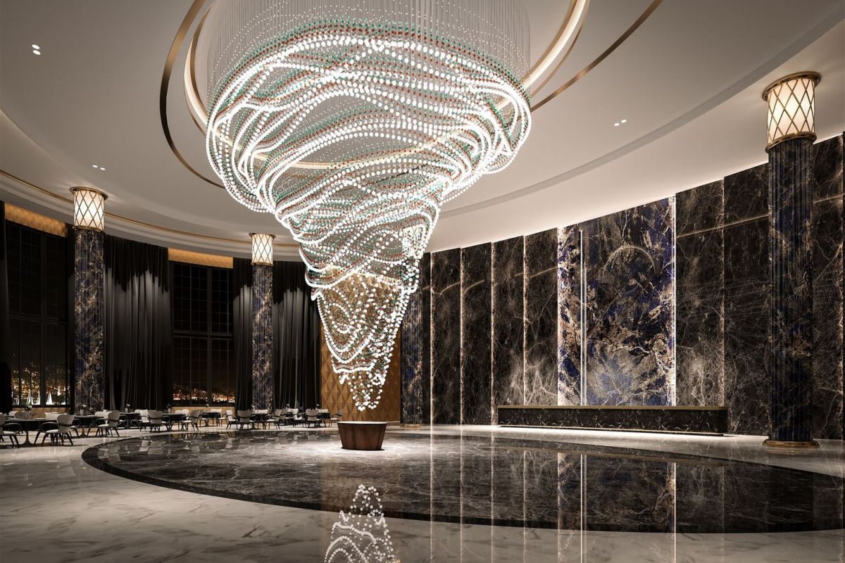 Peaarl Curtain Chandelier