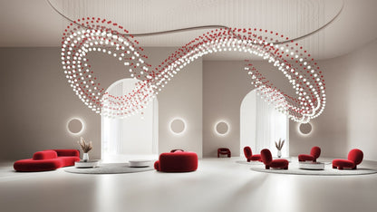 Peaarl Curtain Chandelier