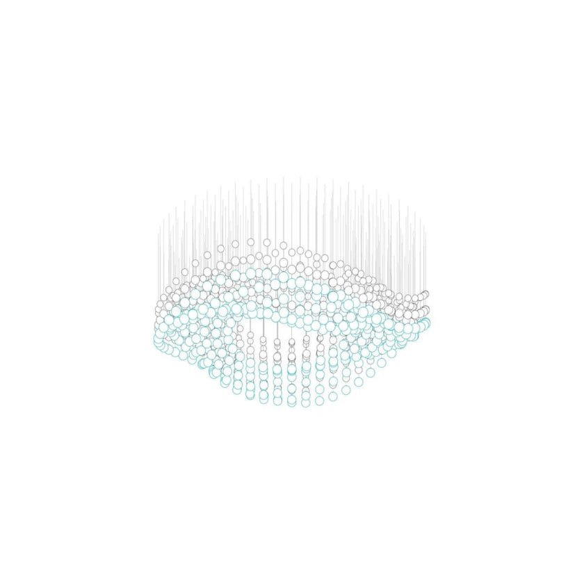Peaarl Curtain Chandelier