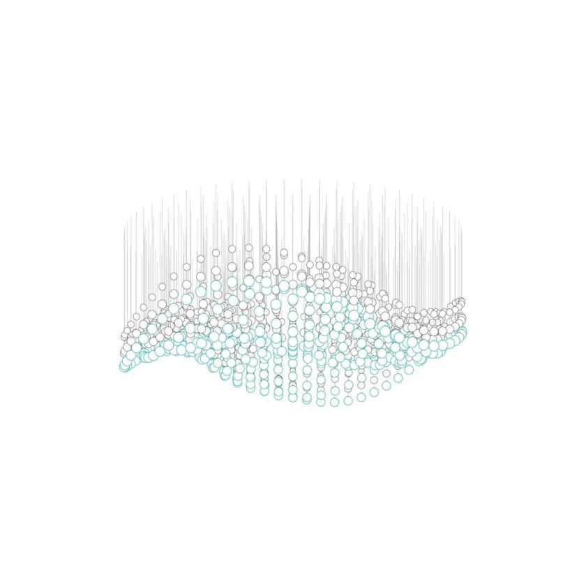 Peaarl Curtain Chandelier