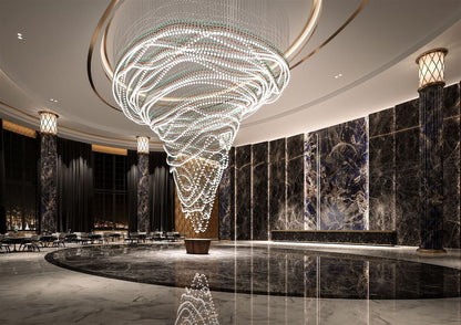 Peaarl Curtain Chandelier