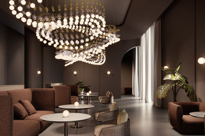 Peaarl Curtain Chandelier