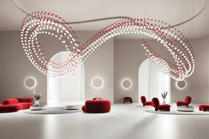 Peaarl Curtain Chandelier