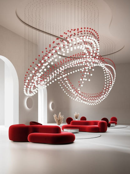 Peaarl Curtain Chandelier