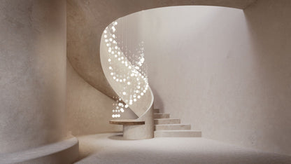 Peaarl Curtain Chandelier