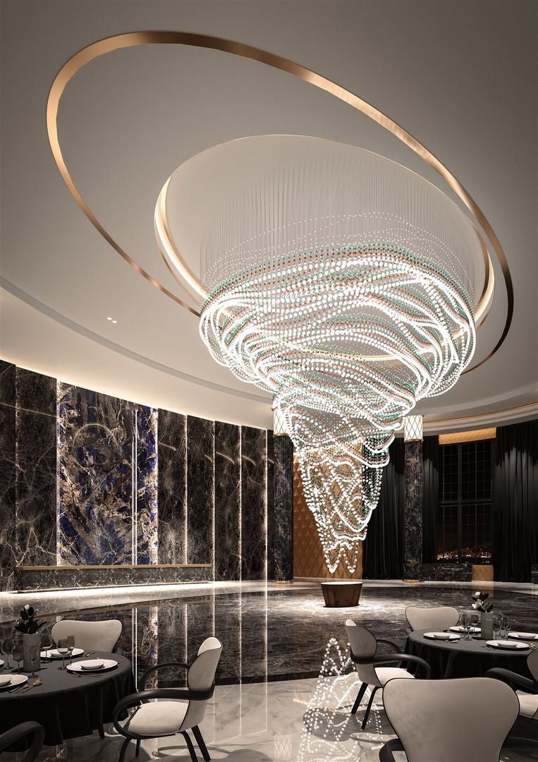 Peaarl Curtain Chandelier