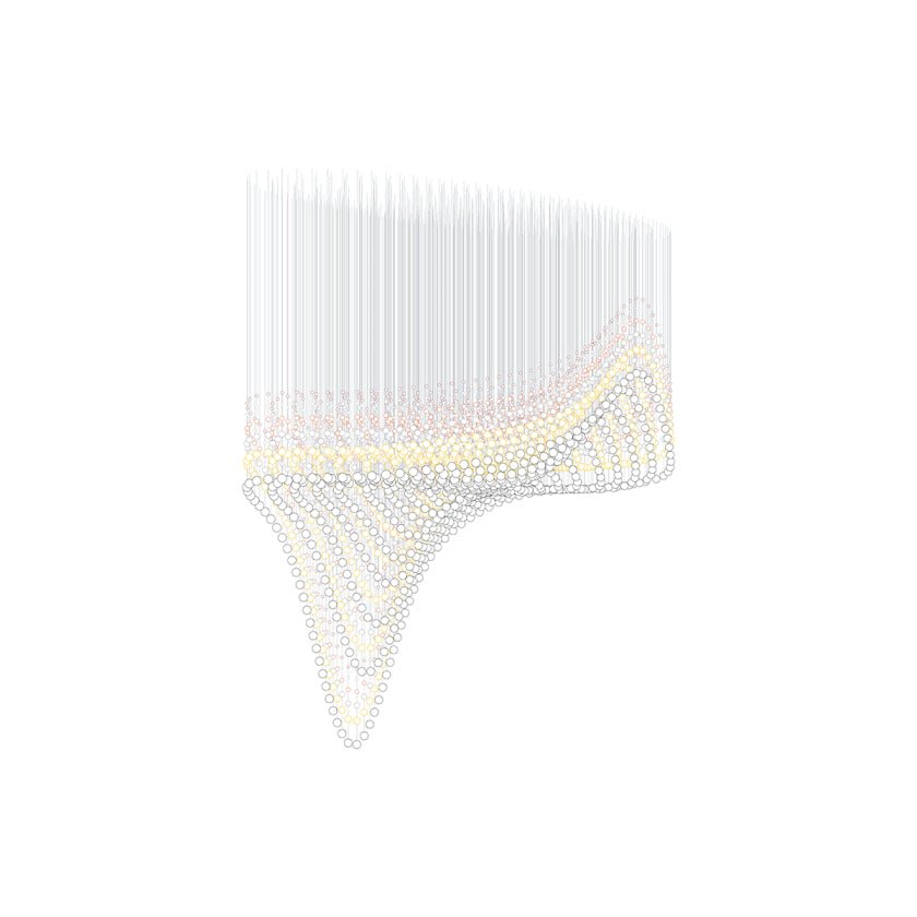 Peaarl Curtain Chandelier