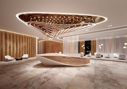 Peaarl Wave Chandelier