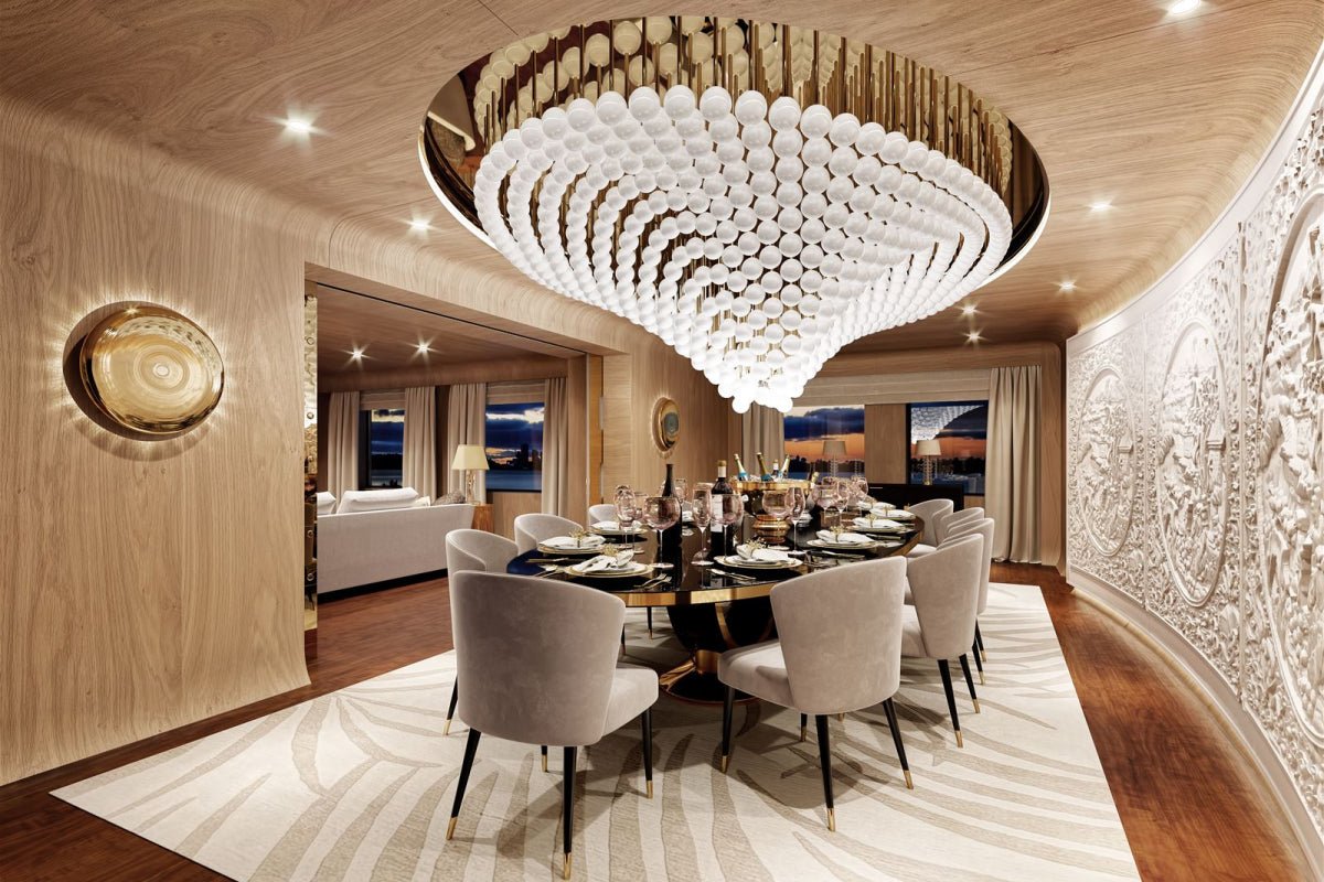 Peaarl Wave Chandelier