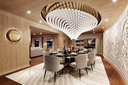 Peaarl Wave Chandelier