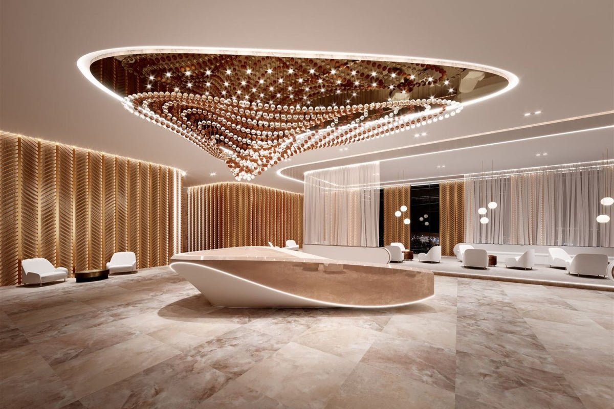 Peaarl Wave Chandelier