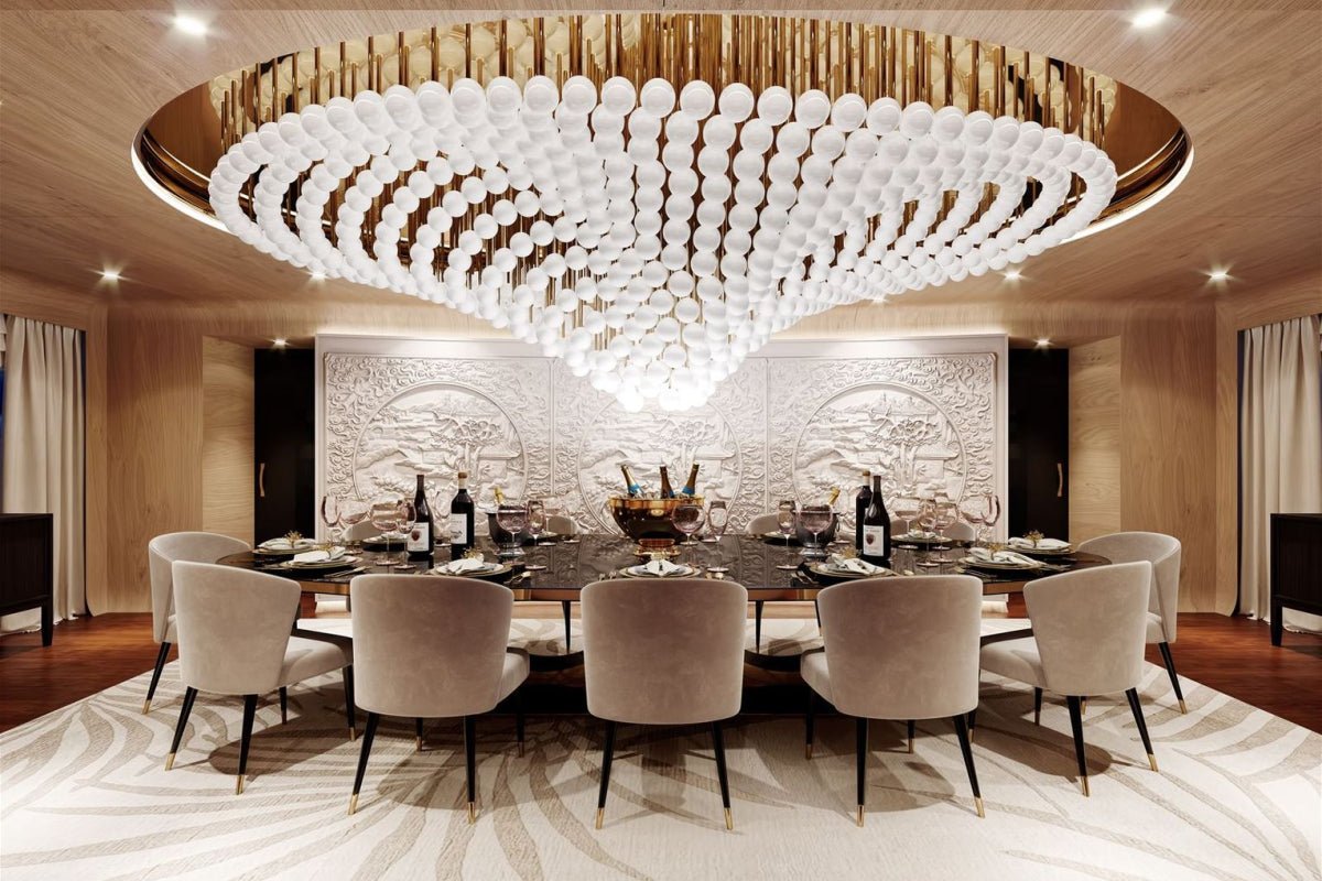 Peaarl Wave Chandelier