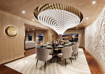 Peaarl Wave Chandelier