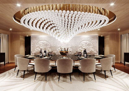 Peaarl Wave Chandelier