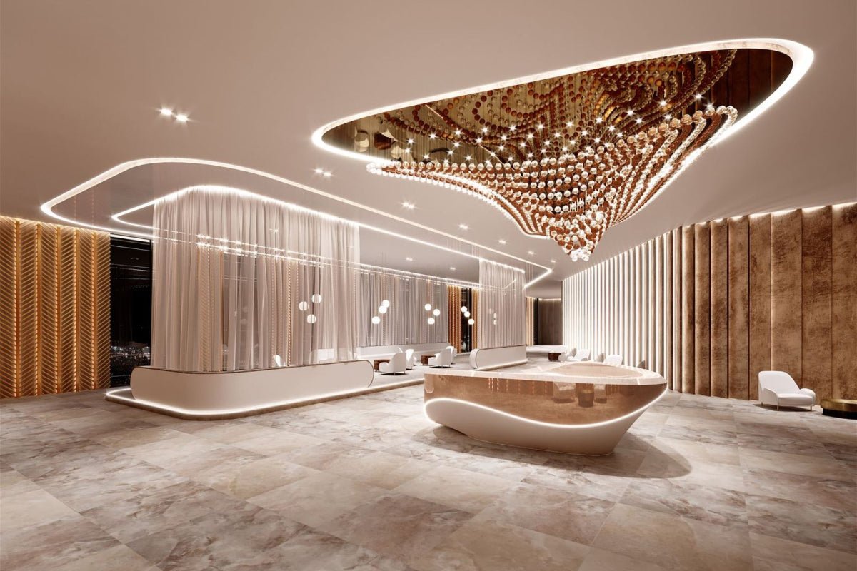 Peaarl Wave Chandelier