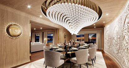 Peaarl Wave Chandelier