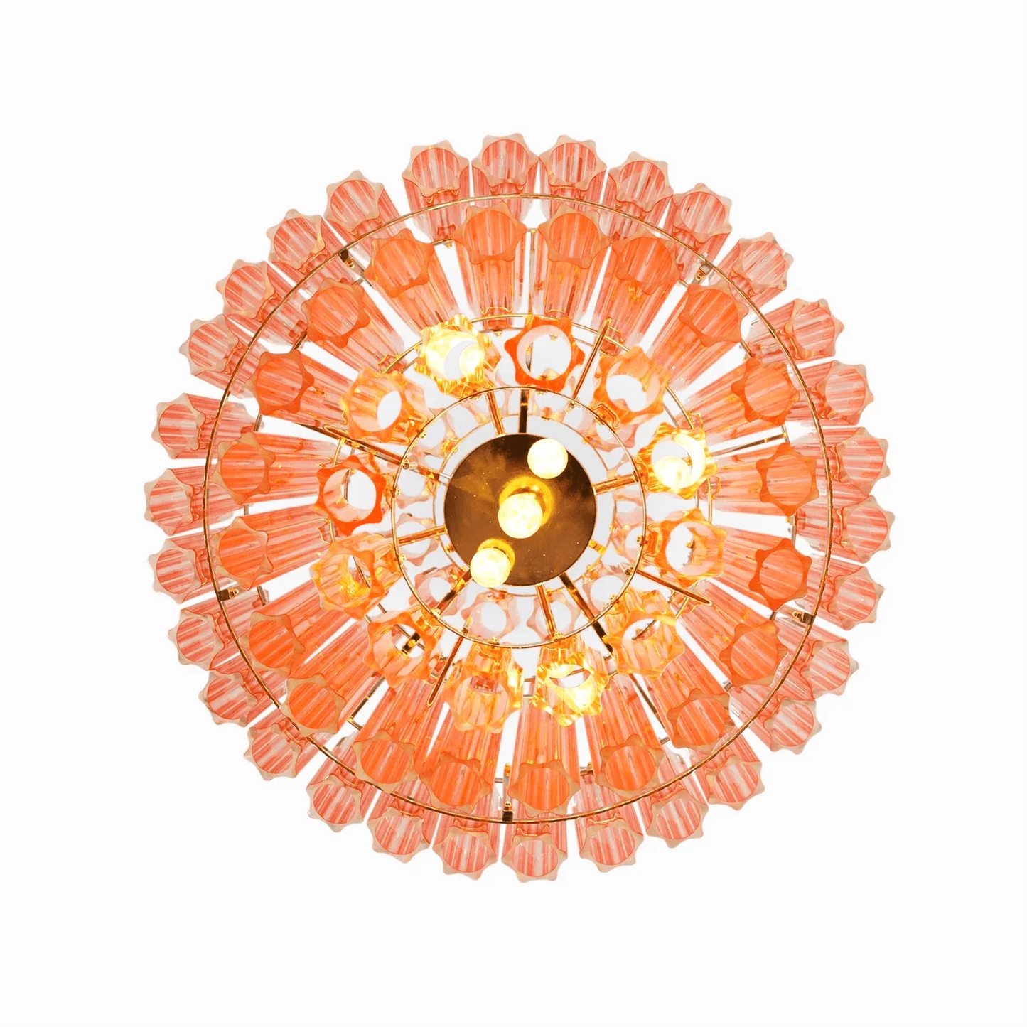 Pink Palermo Round Chandelier