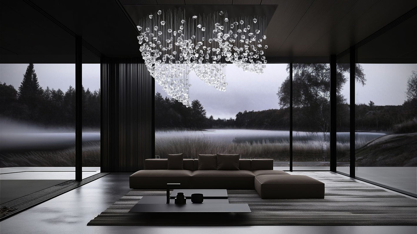Raw Crystal Customize Chandelier