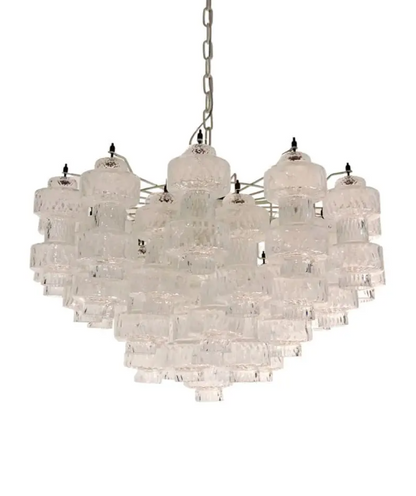Muraano Transparent Chandelier 37 glasses
