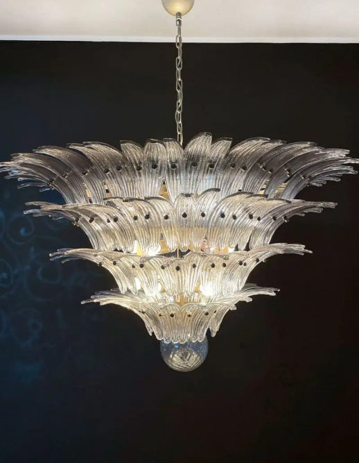 Muraano Palmette Smoked Chandelier 163 glasses
