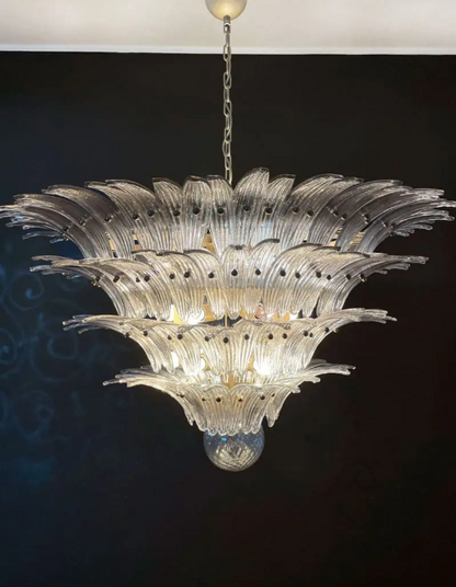 Muraano Palmette Smoked Chandelier 163 glasses