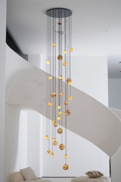 Sultana Alabaster Cluster Chandelier