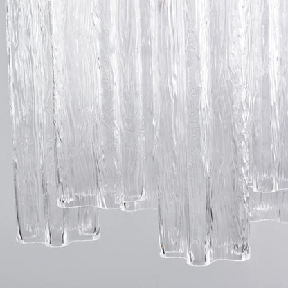 Vintage Transparent Murano Chandelier