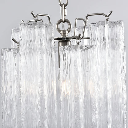 Vintage Transparent Murano Chandelier