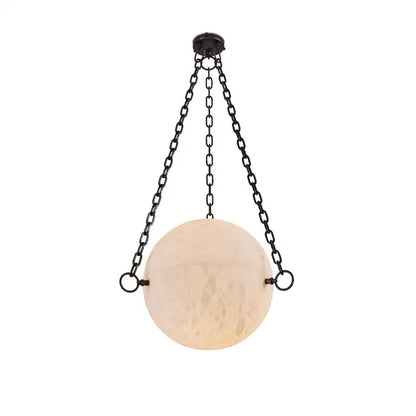 Monumental 'Zeus' Alabaster Chandelier by Denis de la Mesiere