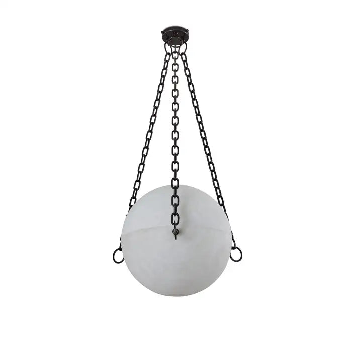 Monumental 'Zeus' Alabaster Chandelier by Denis de la Mesiere