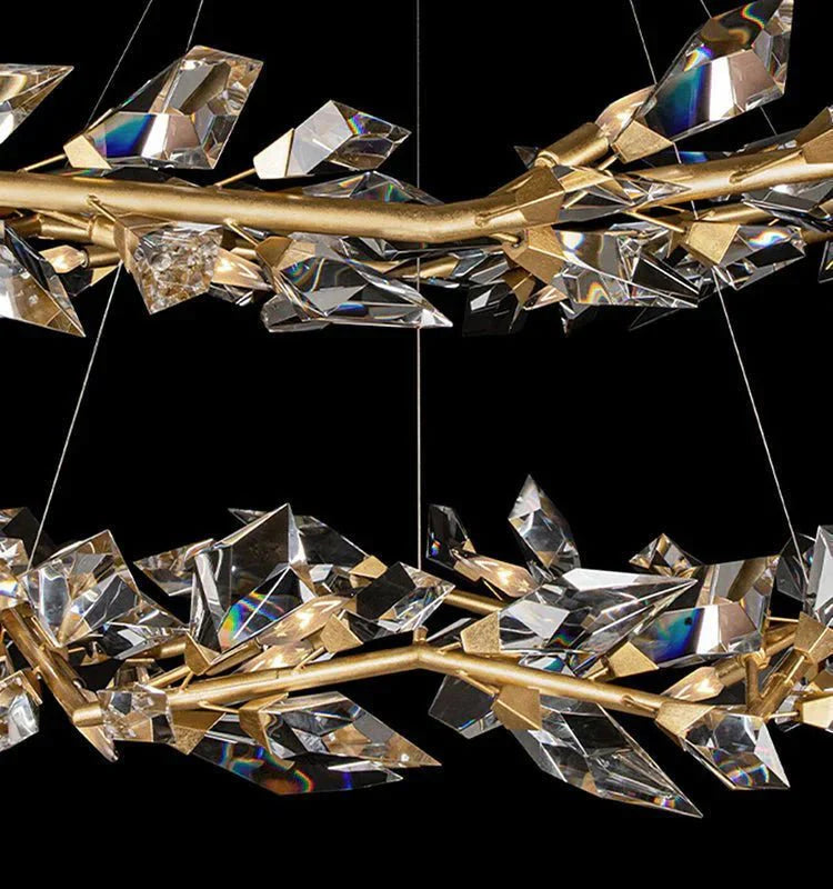Addison 55" Round Crystal Chandelier