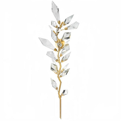 Addison 58" Gold&Silver Crystal Sconce