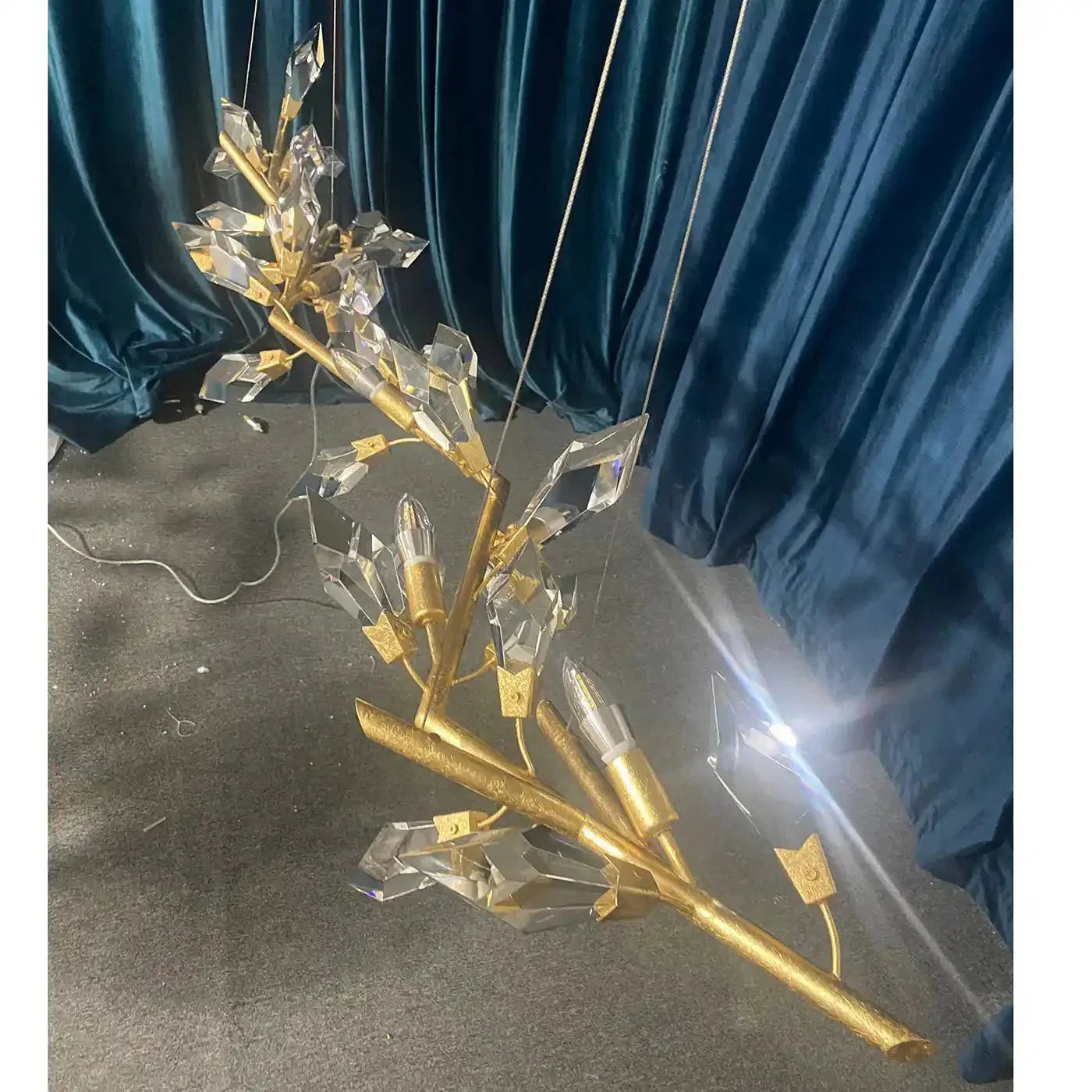 Addison 72" Linear Crystal chandelier