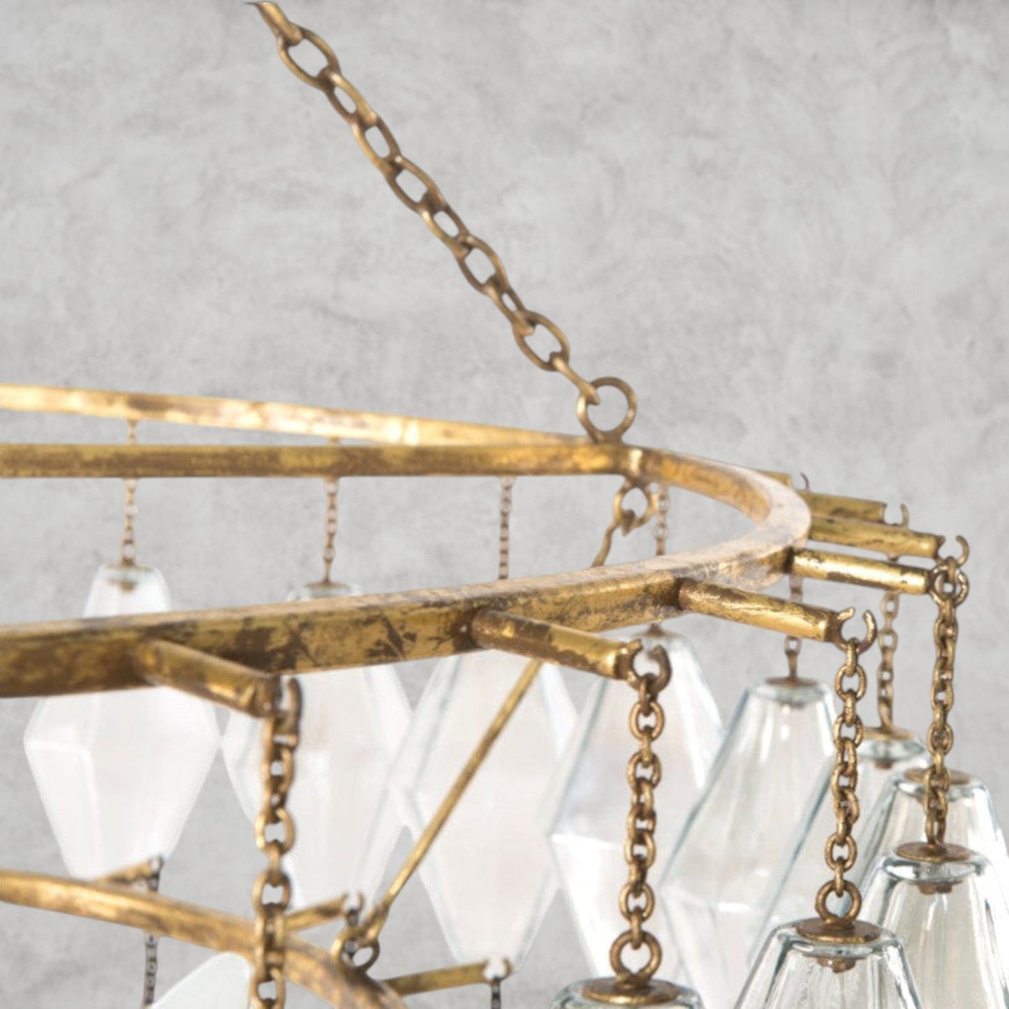 Adeeline 10 Light Glass Chandelier