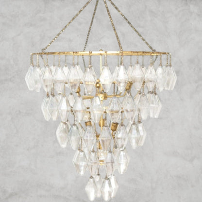 Adeeline 10 Light Glass Chandelier