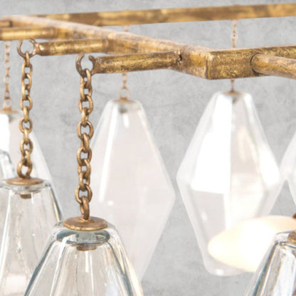 Adeeline 8 Light Glass Chandelier