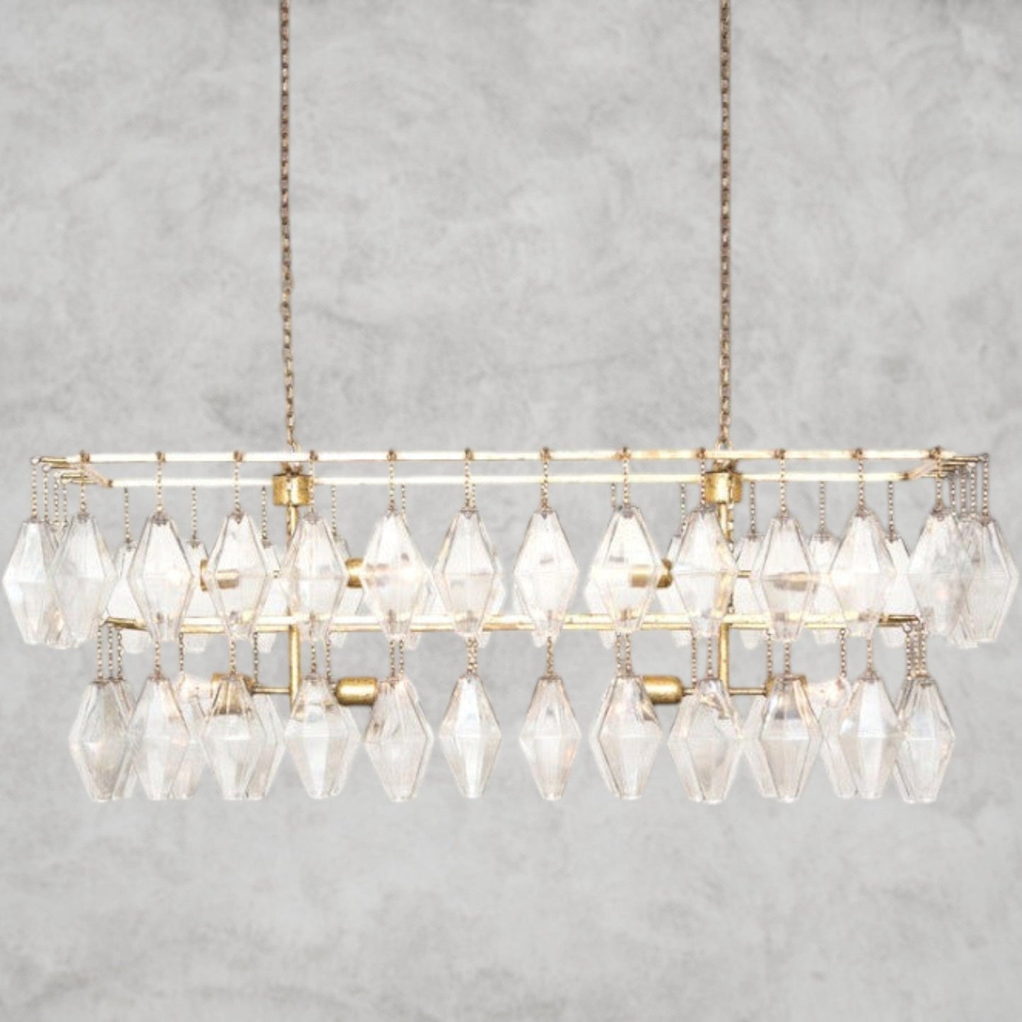 Adeeline 8 Light Glass Chandelier