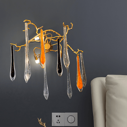 Agnes Branch Crystal Wall Sconce