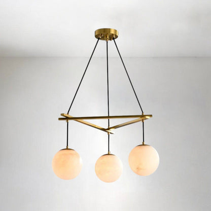 Ball Alabaster Chandelier