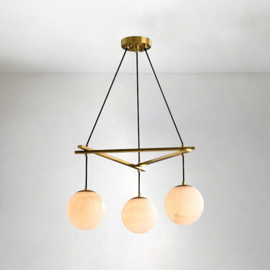 Ball Alabaster Chandelier