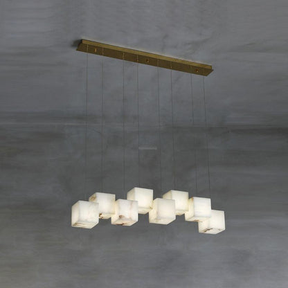 Alabaster Box Linear Chandelier