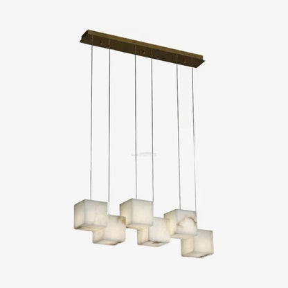 Alabaster Box Linear Chandelier