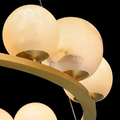 Alabaster Chandeliers Spain Dining Room