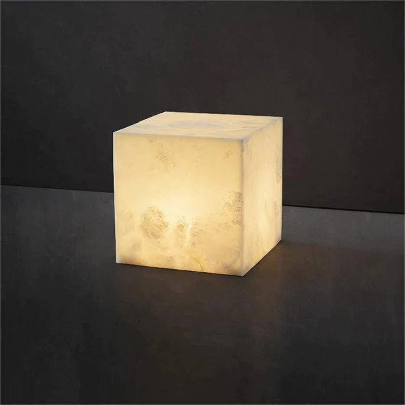 Alabaster Cubic Pendant